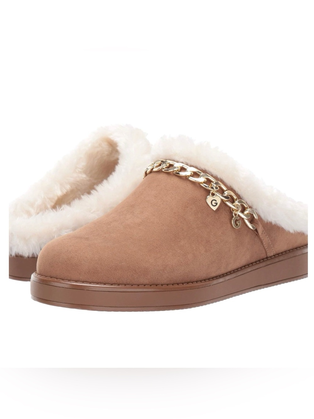 G by Guess Ariella Faux-Fur Lined Slipper Clogs